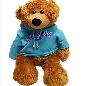 Six Flags Bear Plushie
